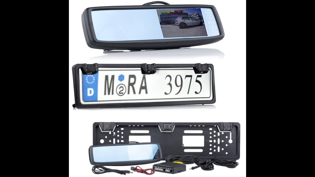 Rückfahrkamera mit Einparkhilfe Sensor und Monitor installation einbau video bei HSRpro.de Hamburg