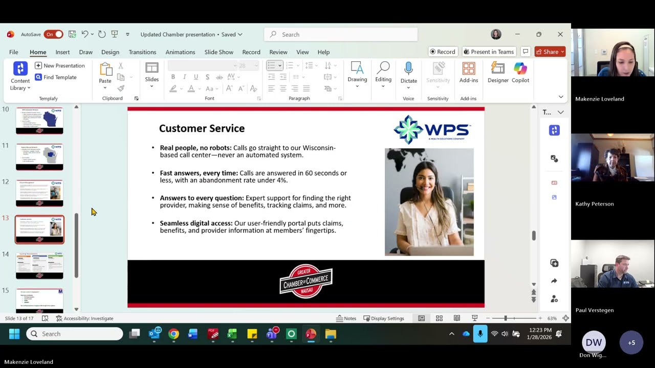 Recording of webinar on Chamber Health Plan - January 2026