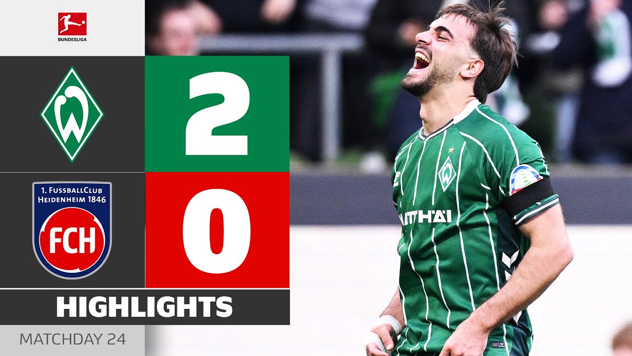 Finally Winning Again! | WERDER BREMEN - HEIDENHEIM | Highlights | Matchday 24 &ndash; Bundesliga 2025/26