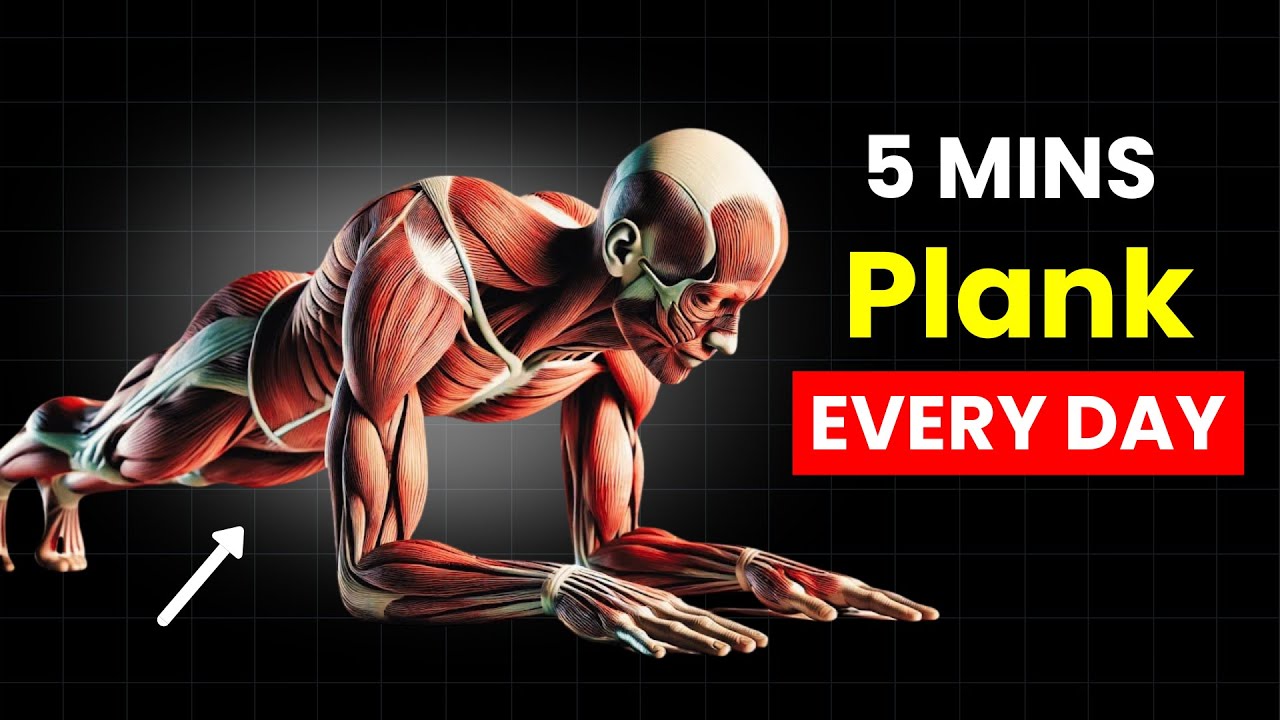 Just 5 Minutes of Plank a Day Can Change Your Body🔥