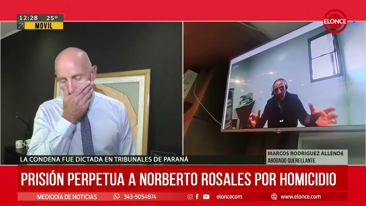 Prisión perpetua a Norberto Rosales por homicidio-ELONCE-11/03/2026