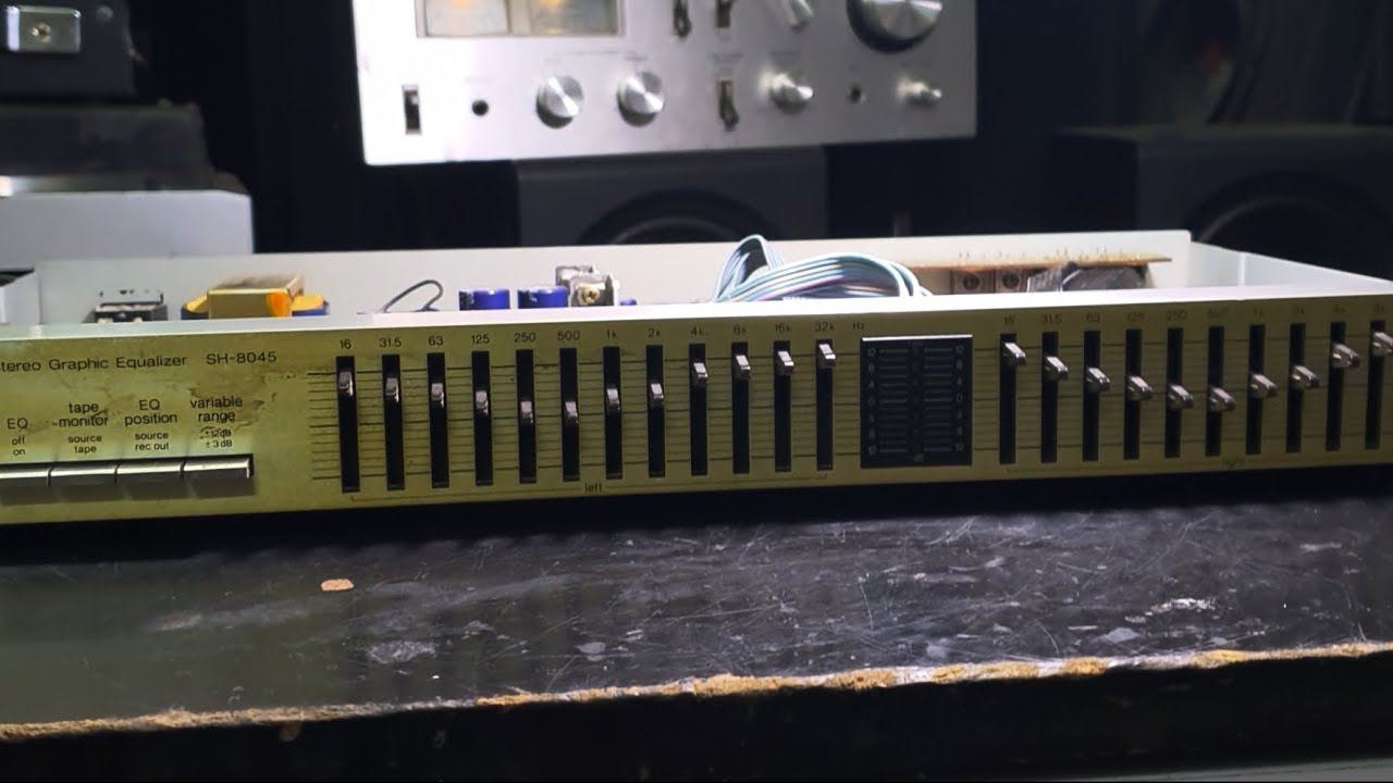 1.8tr . Đt.0855998893. Equalizer technics sh8045. Mời cb xem hết video.