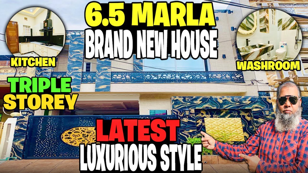 Luxurious 6.5 Marla Brand New Triple Storey House For Sale | Samanabad Lahore | Lahore Realty