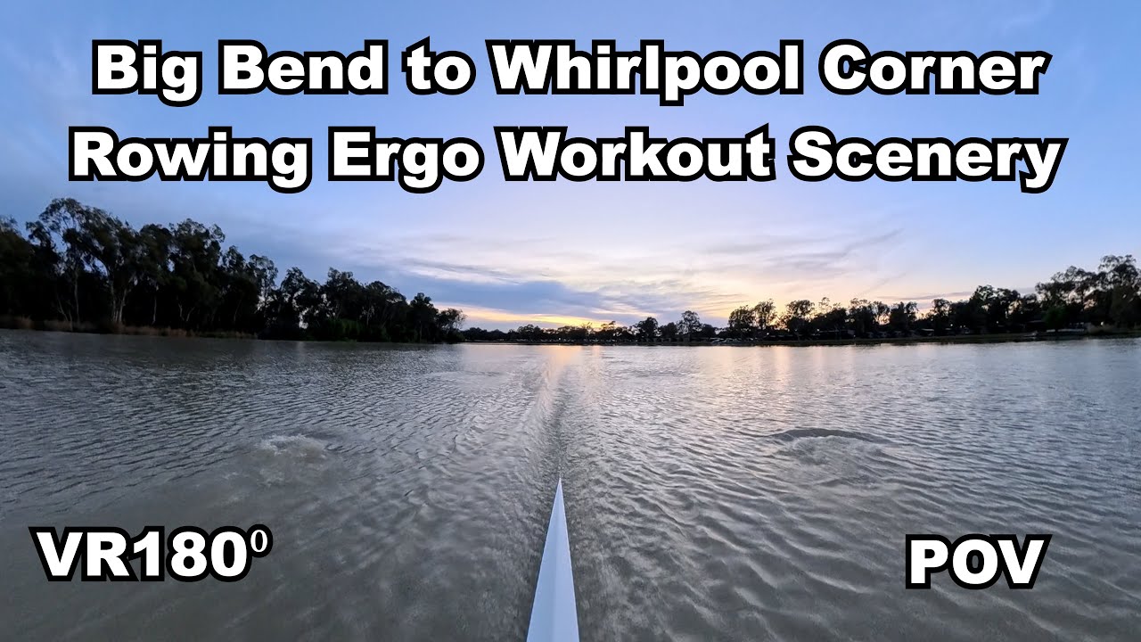 Big Bend to Whirlpool Corner POV VR180⁰ Ergo Workout Scenery