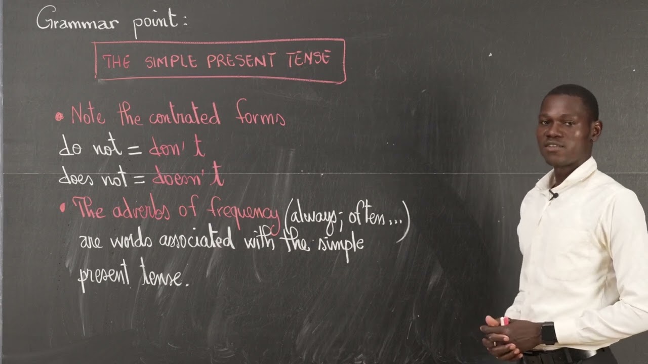 Cours - 5e - Anglais - Grammar : The simple present tense 1/1