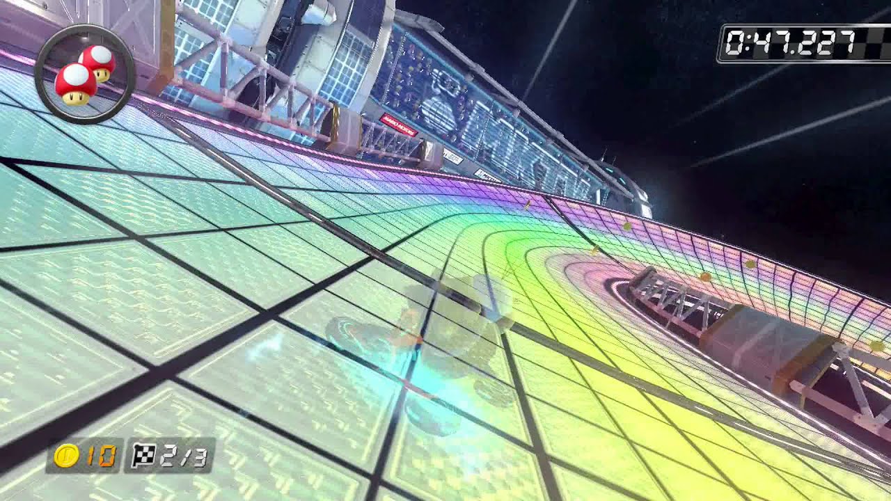 Rainbow Road - 2:03.439 - かもし (Mario Kart 8 World Record)