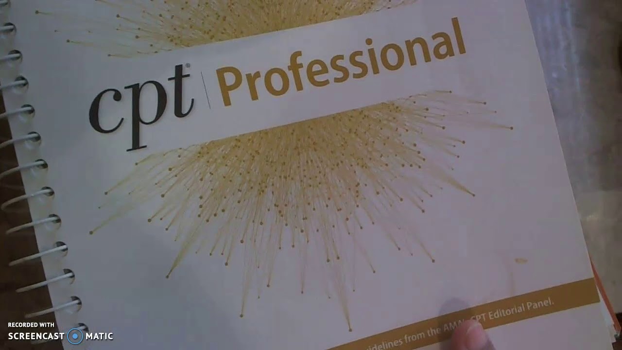 How to code from CPT book