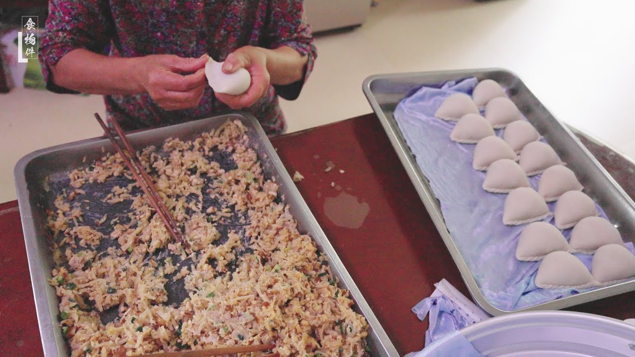 中国传统美食 《团 》的制作过程 | 民间手工艺人| 宁海美食