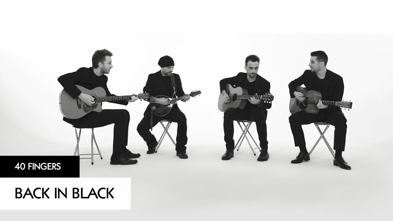 40 FINGERS - Back In Black - AC/DC (Official Video)