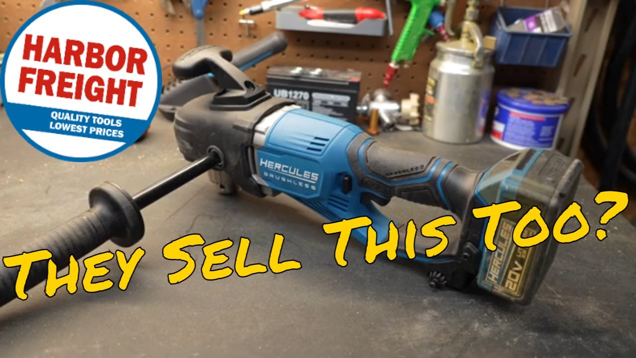 Hercules 20V Brushless Variable Speed Right Angle Drill, and yes, its a beast!   NTDT!