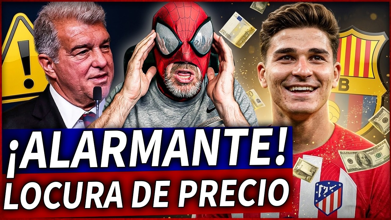 🤯¡SE REVELA el PRECIO FINAL que el BARÇA puede PAGAR por JULIÁN ÁLVAREZ! (ACOJONANTE)