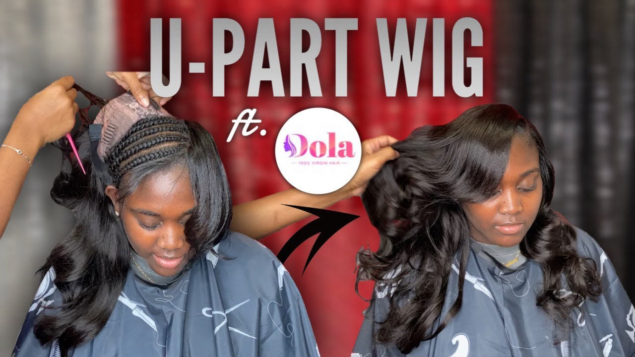 Установка парика U-образной формы в качестве бокового пробора FT DOLA HAIR! | Фелиция Дюкасс