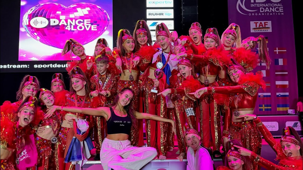 DISCO DANCE FORMATION CHILDREN - SWEET HEARTS - 🥇🥈🥉- ASSOS NELUX BRATISLAVA , Slovakia