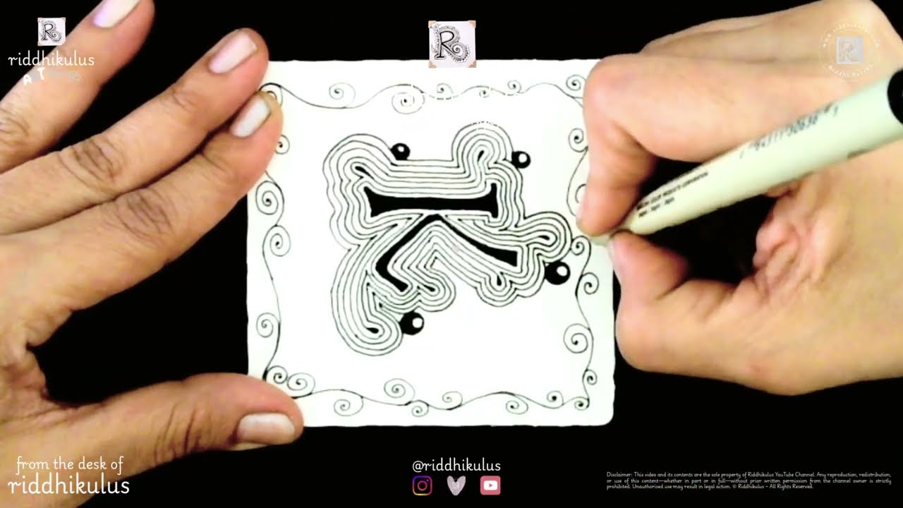 Riddhikulus Art Lounge: Embedded Letters: K