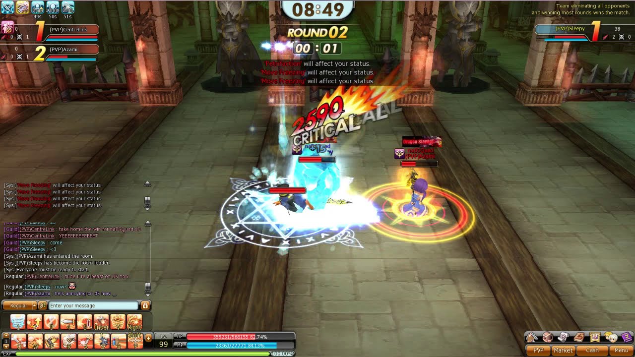 Dragon Saga (Dragonica) PvP: Dragoon vs Sorcerer