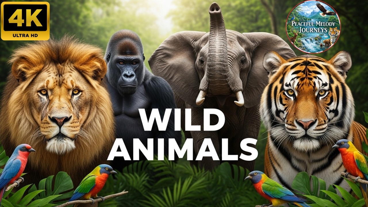 Jungle Animal Discovery in Stunning 4K | Ultra HD 60FPS