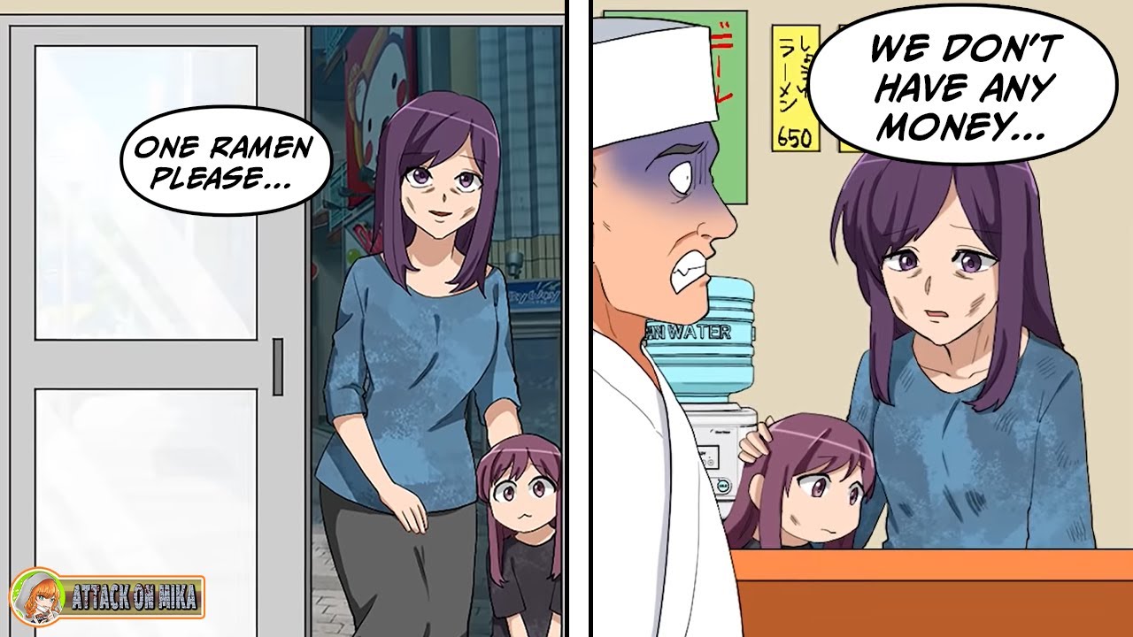 A homeless mother and child walks in and asks me to call the cops... [Manga Dub]