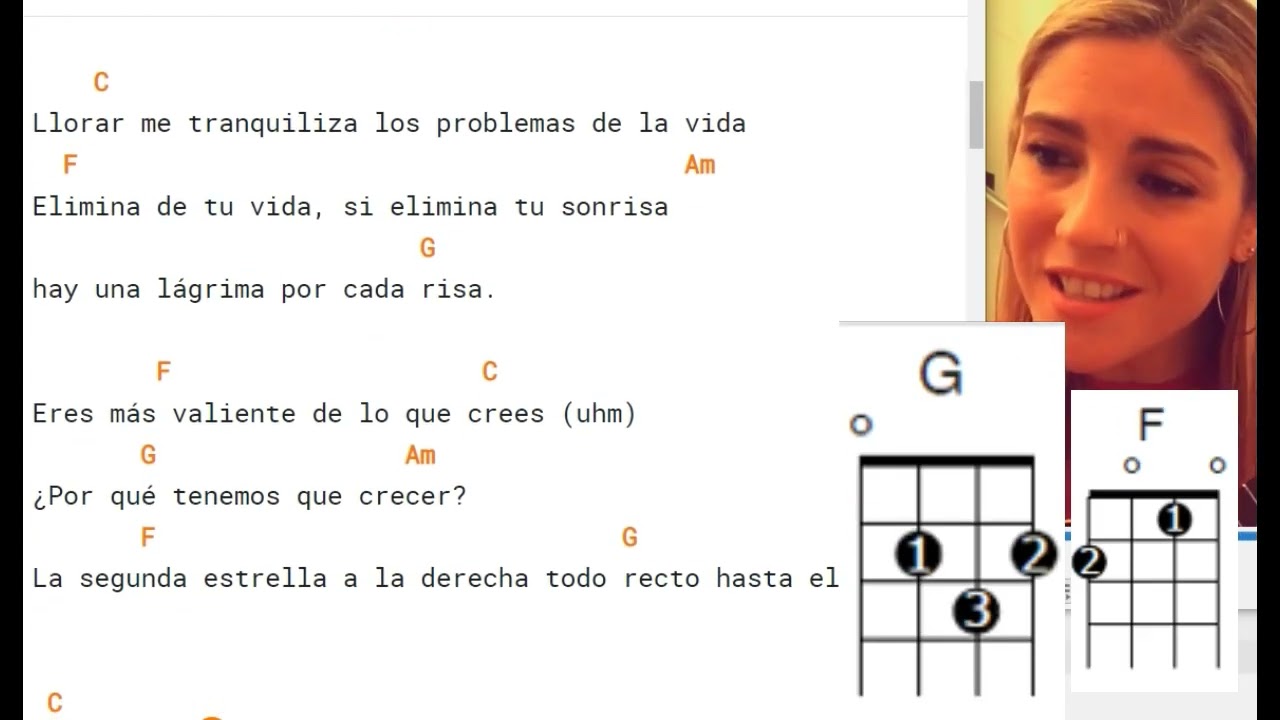 De ellos aprendí, ukelele playalong