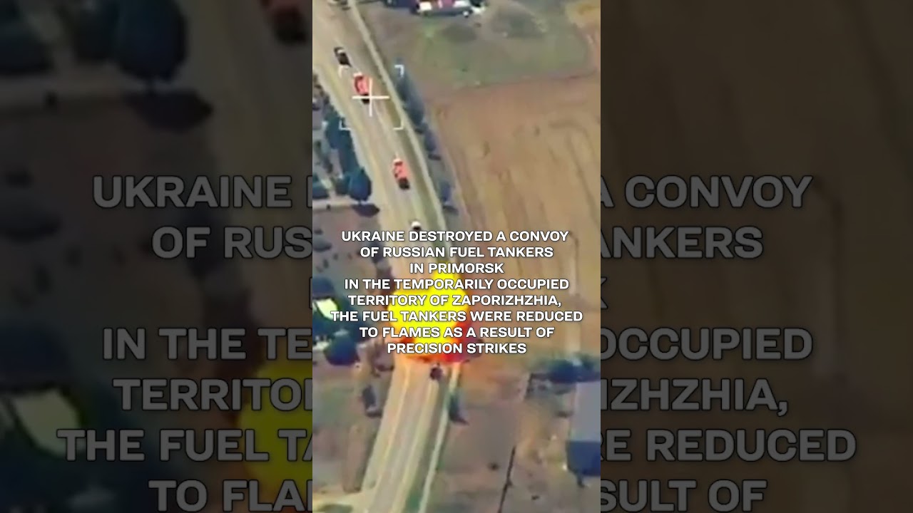Ukraine DESTROYS Russian Fuel Tankers! Massive Blaze Rocks Occupied Primorsk