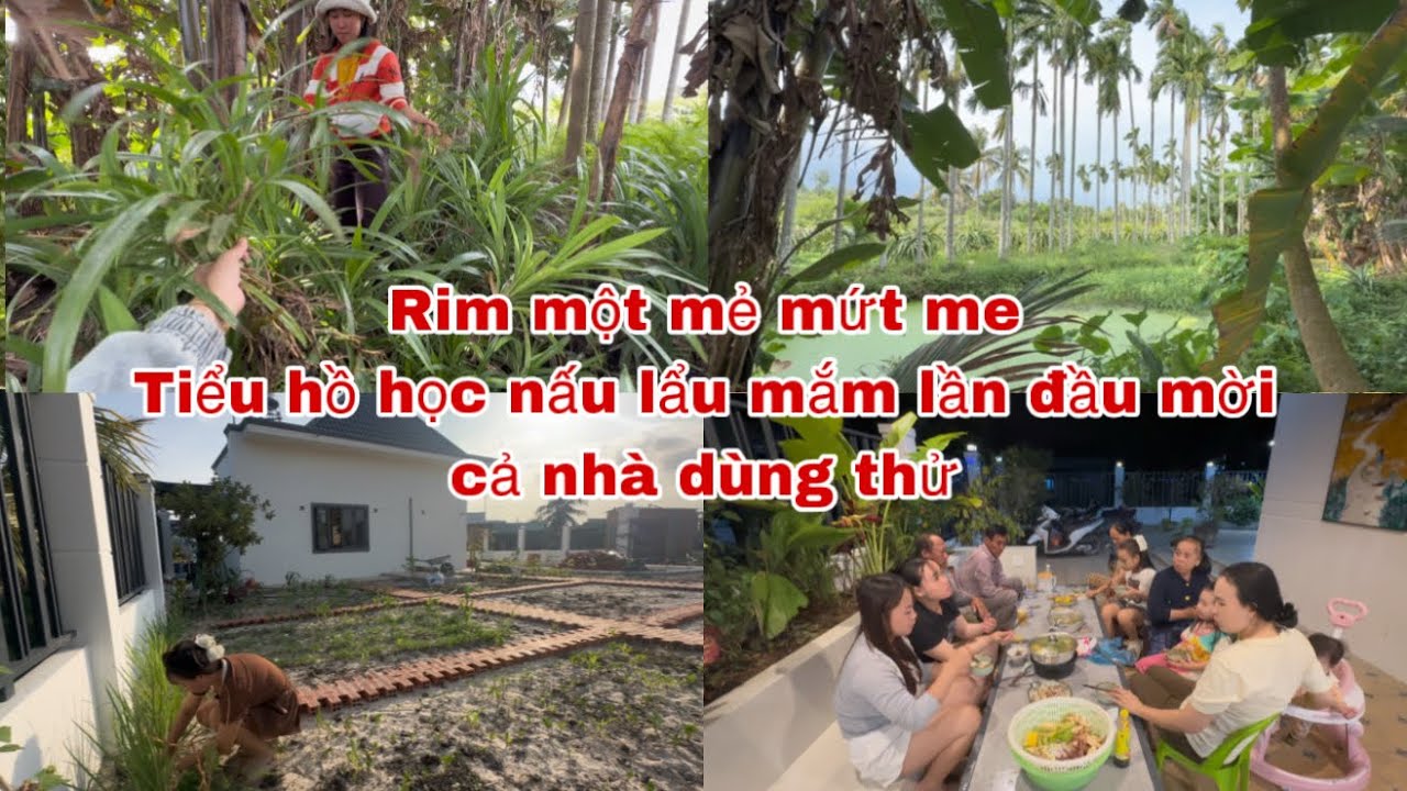 #770🇨🇳Rim Một mẻ Mứt Me,Tiểu Hồ học Nấu lẩu mắm lần đầu mời cả nhà dùng thử | về Trung Quốc đón Tết