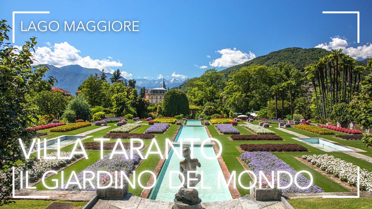 VILLA TARANTO: I GIARDINI PIÚ BELLI DEL MONDO | LAGO MAGGIORE 4K | ITALIA