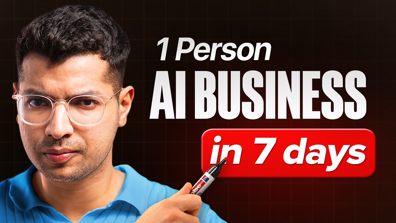 How To Build a One Person Solo Business Using AI!