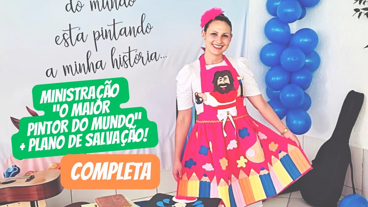 Ministração completa O MAIOR PINTOR DO MUNDO + PLANO DE SALVAÇÃO ATRAVÉS DAS CORES!!!