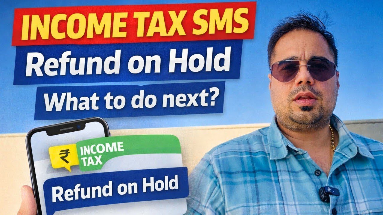 Income Tax Refund on Hold Due to Risk Management? | SMS Alert Explained | What To Do Next