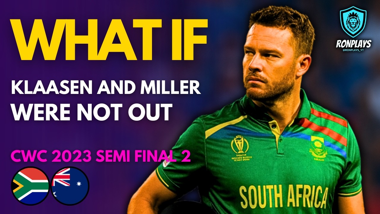 What If Klaasen And Miller Were Not Out Against Australia | World Cup 2023 Semi Final
