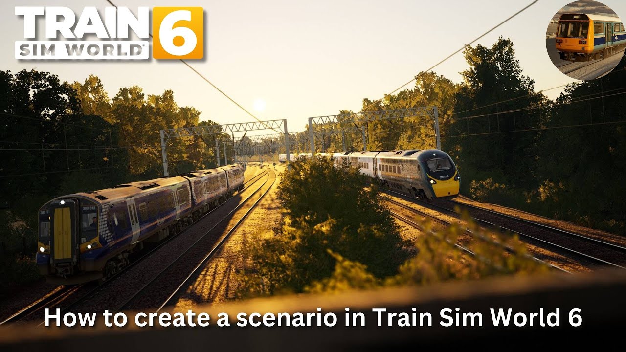 How to create a scenario in Train Sim World 6