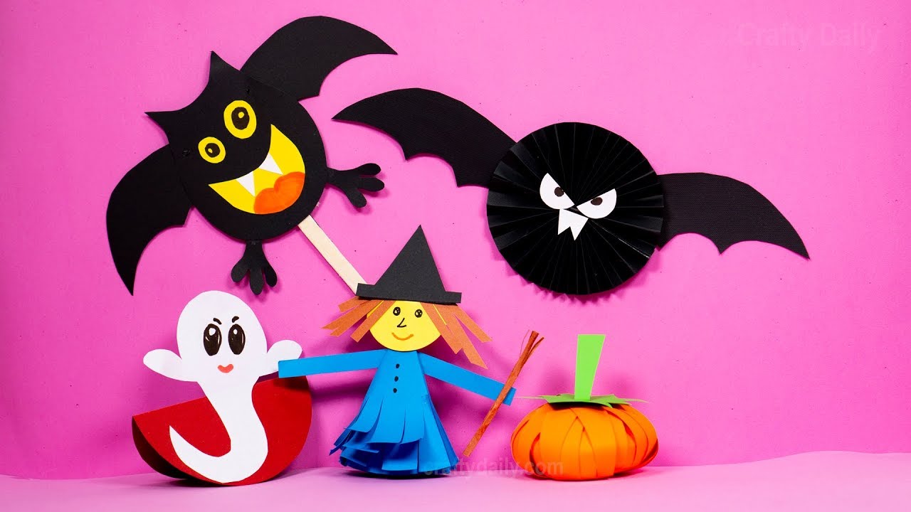 5 Easy Halloween Crafts | DIY Halloween Decoration Ideas