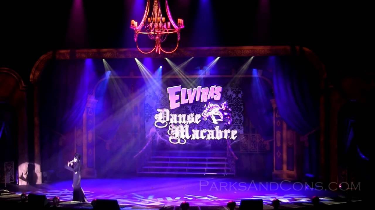 FULL HD Elvira's Danse Macabre Knott's Scary Farm Opening Night September 22 2016