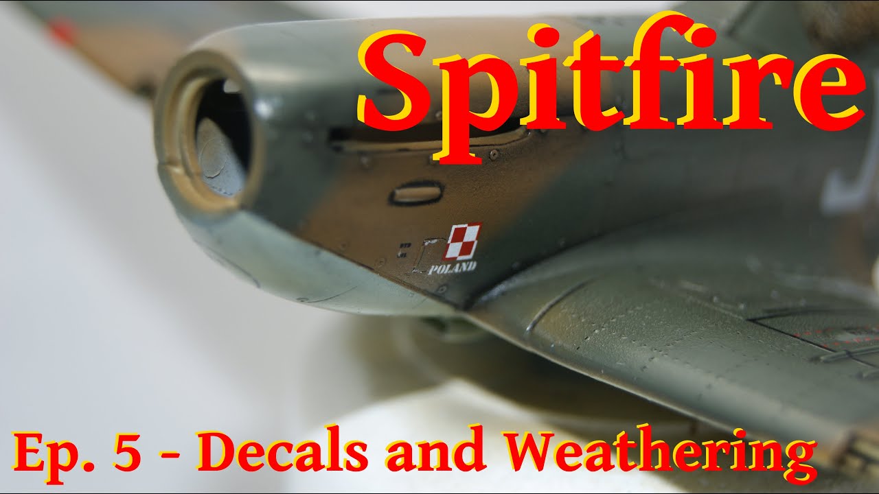 Model Spitifre Mk. Vb - 1/48 Airfix - Decals and Weathering