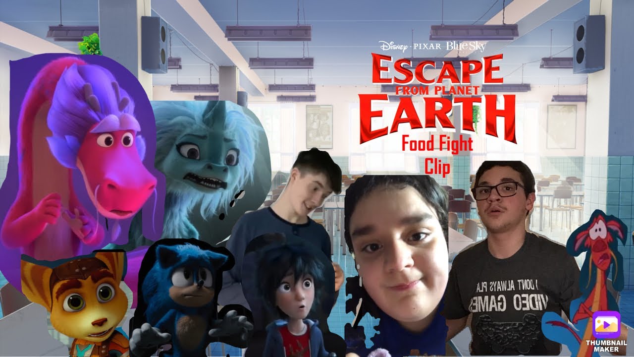 Escape From Planet Earth (MegaZeroX) Style Food Fight Clip