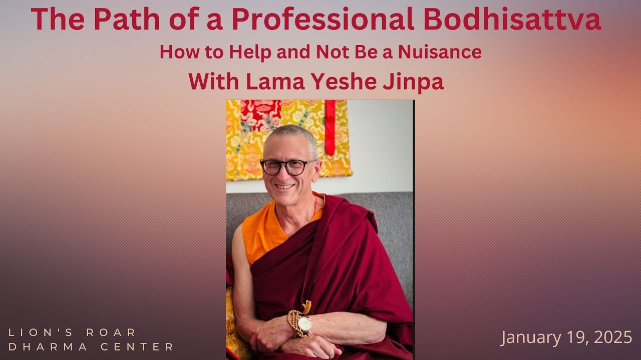 The Path of a Professional Bodhisattva: How to Be a Help and Not be a Nuisance with Lama Yeshe Jinpa