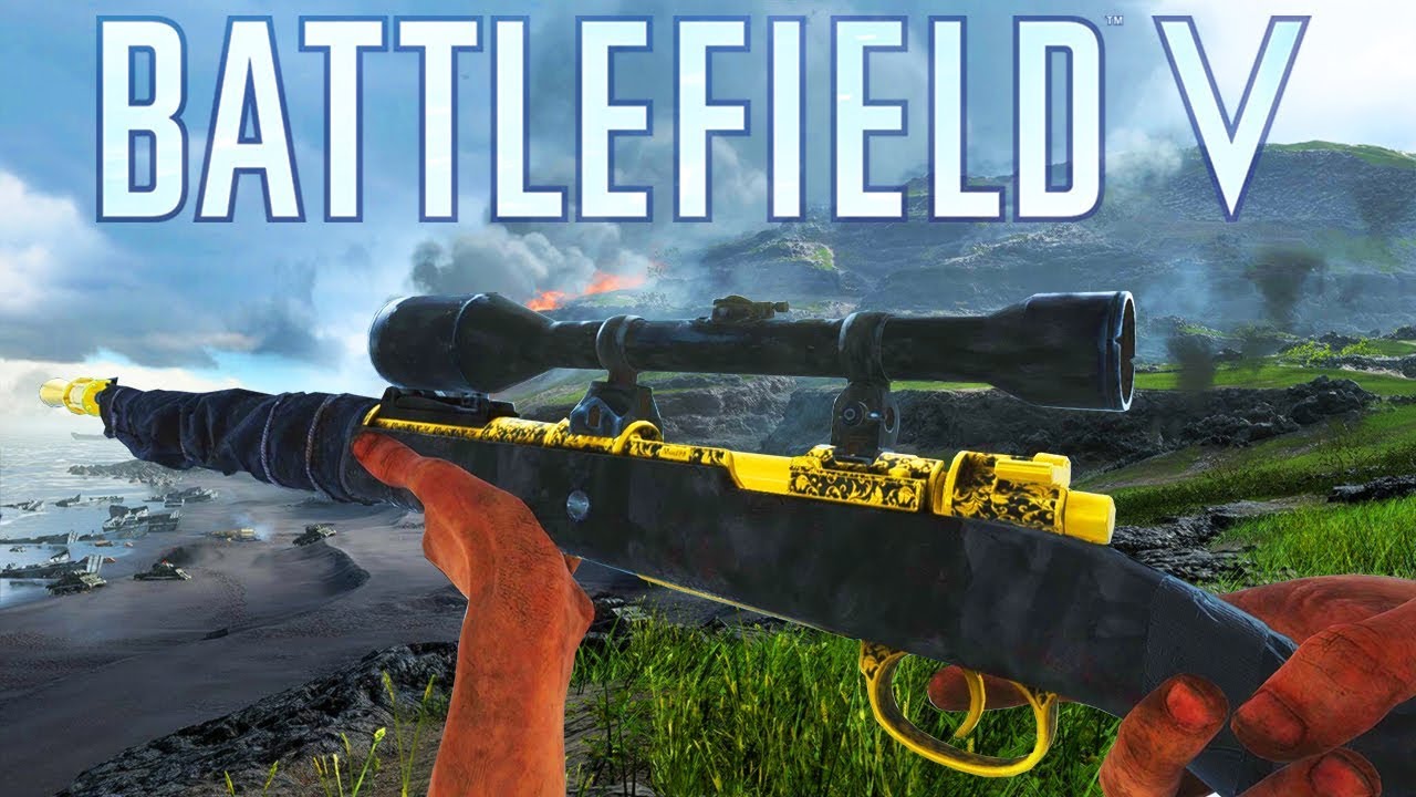 Kar98K SNIPING Battlefield 5 Pacific