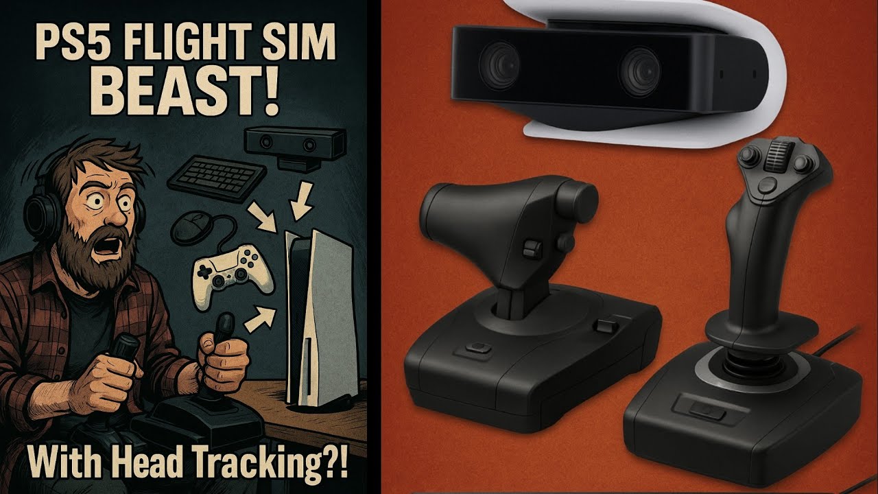 PS5 Head Tracking Setup with Keyboard, Mouse & HOTAS Full Sim Mode