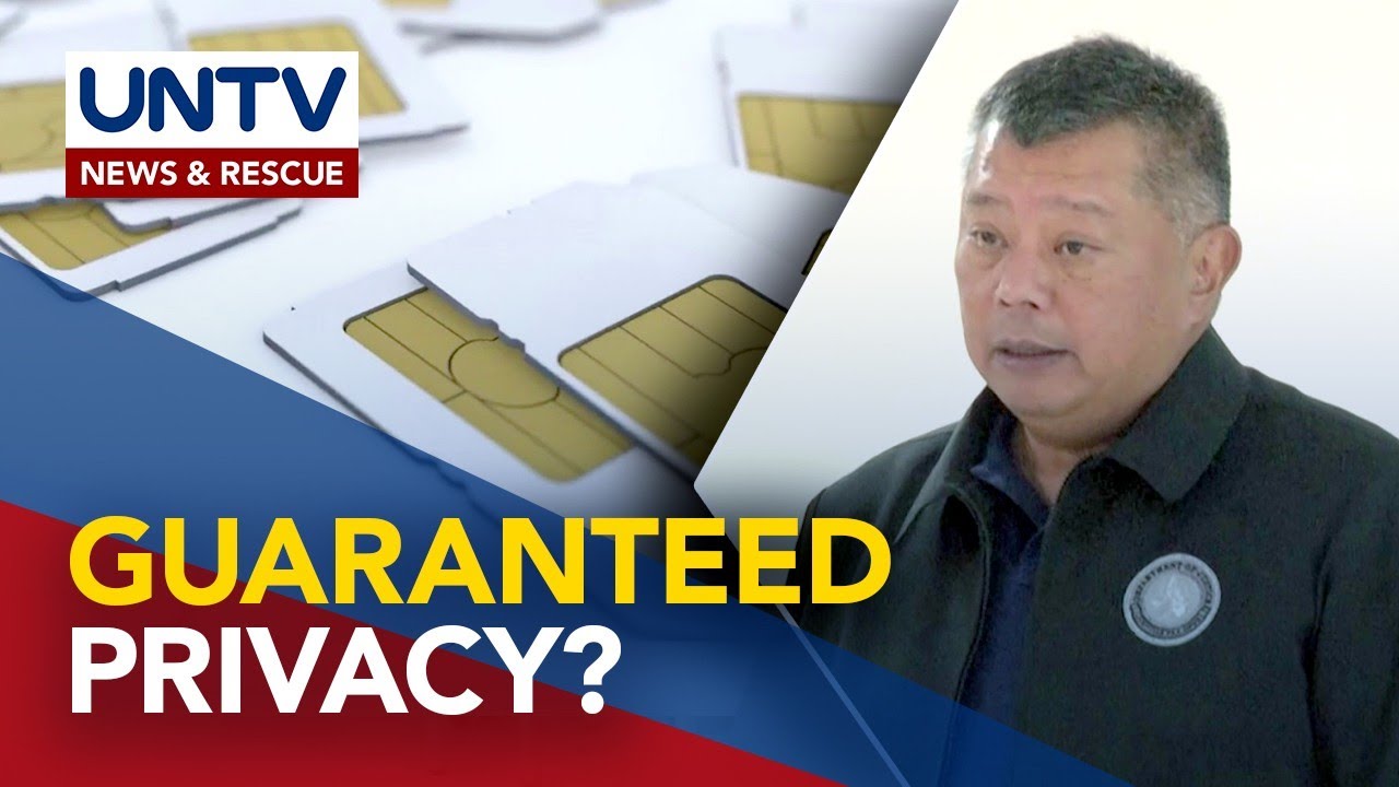 DOJ assures data from SIM Registration, well protected