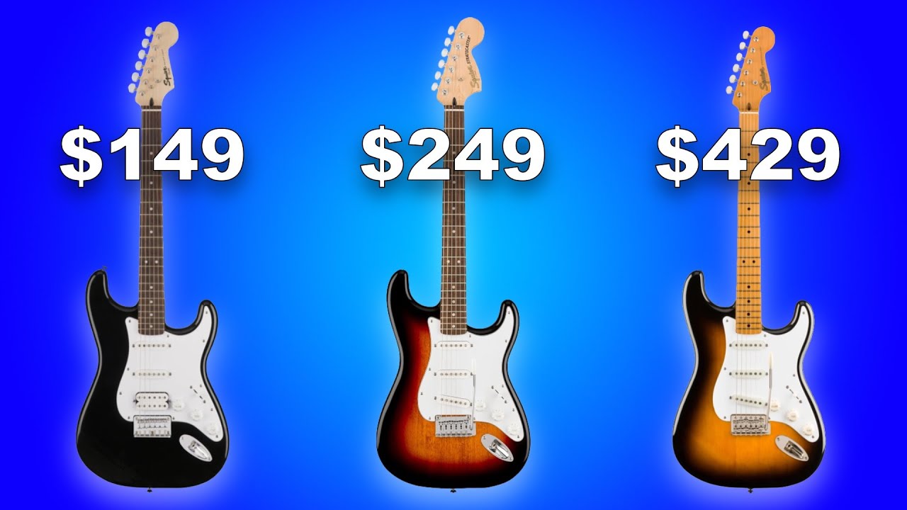 Squier Stratocaster Comparison! - Bullet VS Affinity VS Classic Vibe 50s