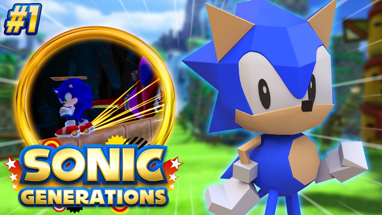 👾 Sonic Generations Remaster #1 🦔 ¡Sonic Poligonal y Sonic Adventure Skin han Regresado!