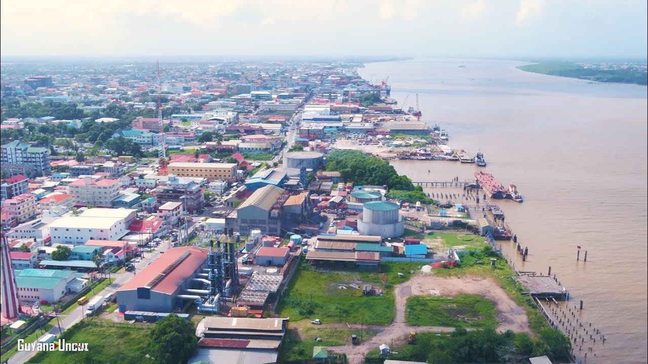 GUYANA FROM ABOVE PT.5 || WATER STREET || GEORGETOWN