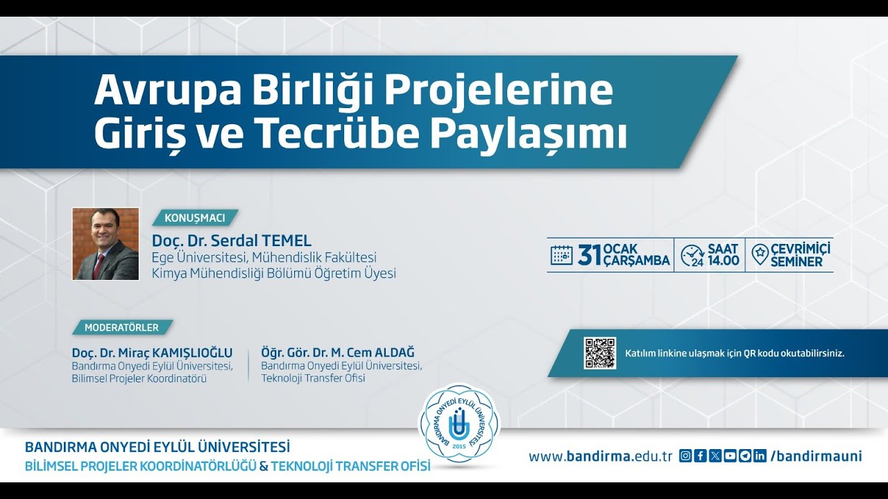 Avrupa Birliği Projelerine Giriş ve Tecrübe Paylaşımı