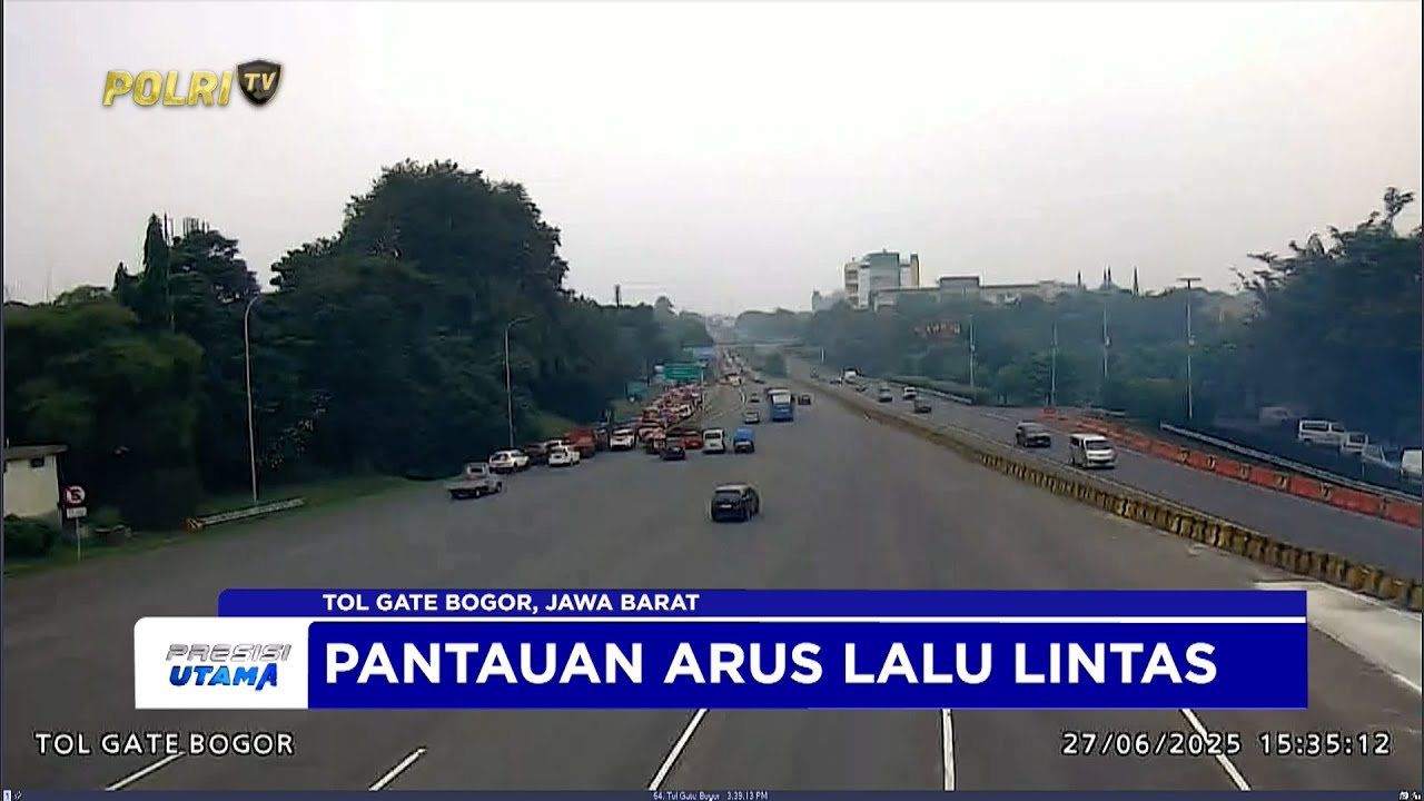 NTMC POLRI - PANTAUAN ARUS LALU LINTAS SORE 27/06/2025
