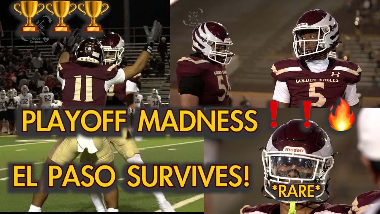 NORTHEAST STANDS UP!🚨 Andress Brings a RARE Playoff Win Back to El Paso!🏆 | DOWN GOES MEMORIAL❗️✌🏿