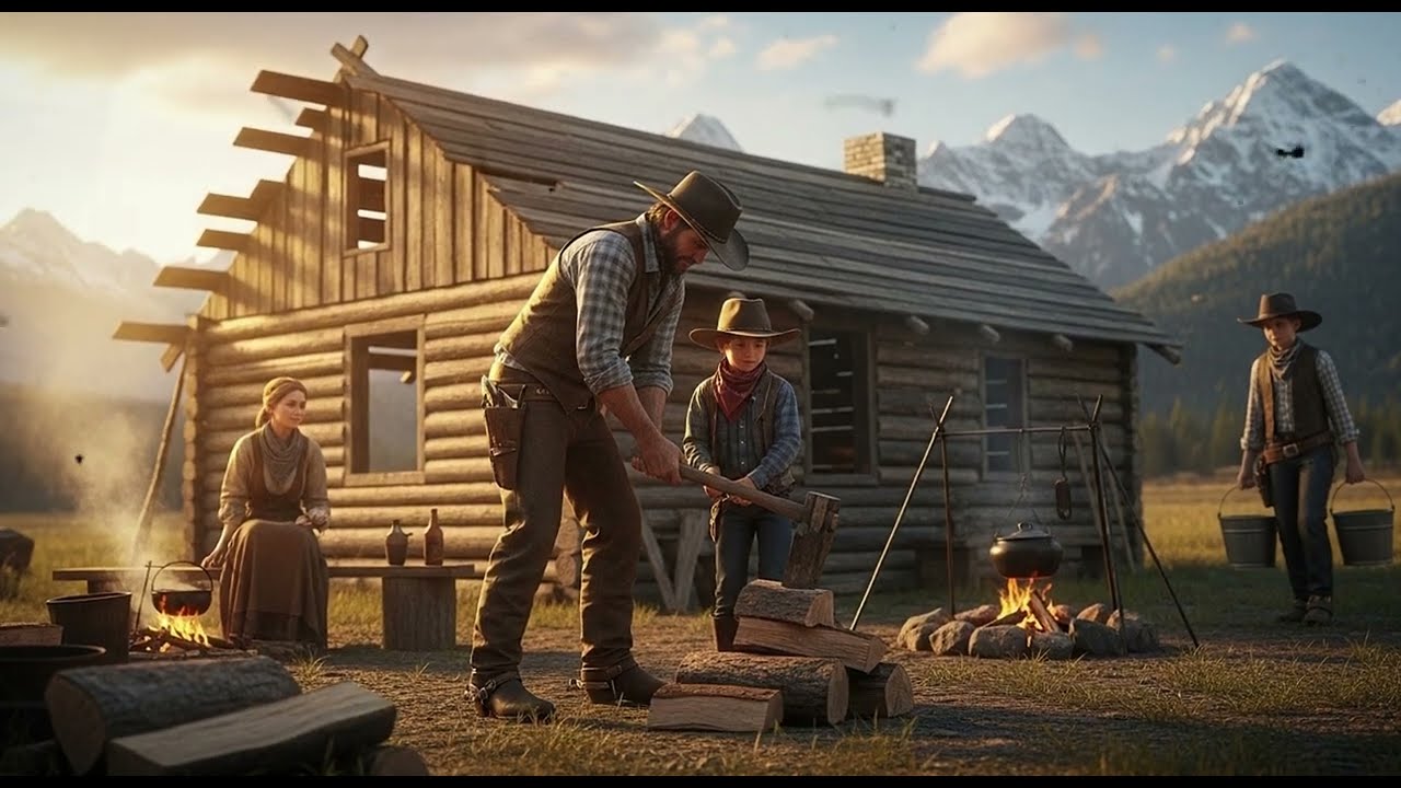 « Nous sommes enfin chez nous », dit le cow-boy — La veuve et ses trois fils trouvent l’acceptation