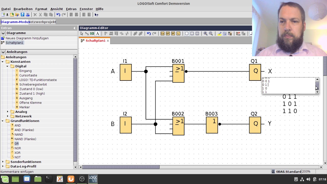 Logo_06 Bauelemente NAND, NOR und XOR