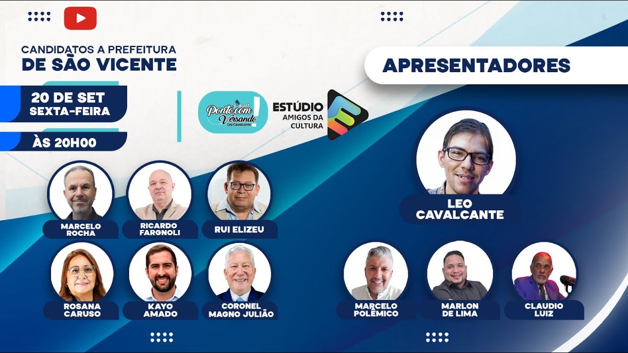 Roda de Conversa com os Candidatos a Prefeitura de São Vicente