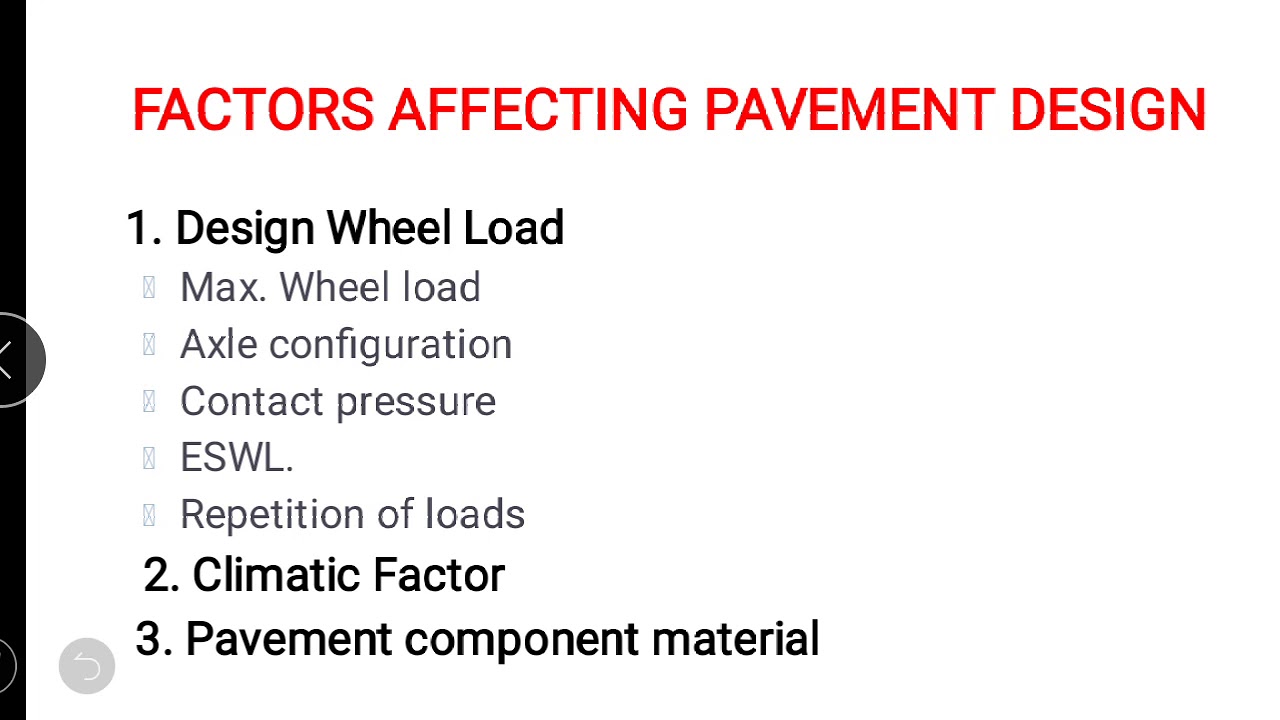 unit 5 : L.No.2:  Design of Pavements Contd.....