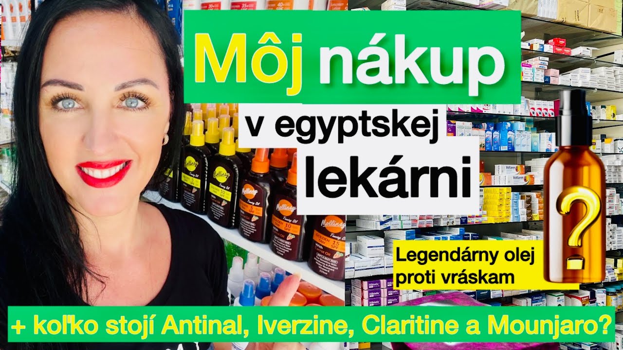 MÔJ NÁKUP V EGYPTSKEJ LEKÁRNI A KONTROLA CIEN