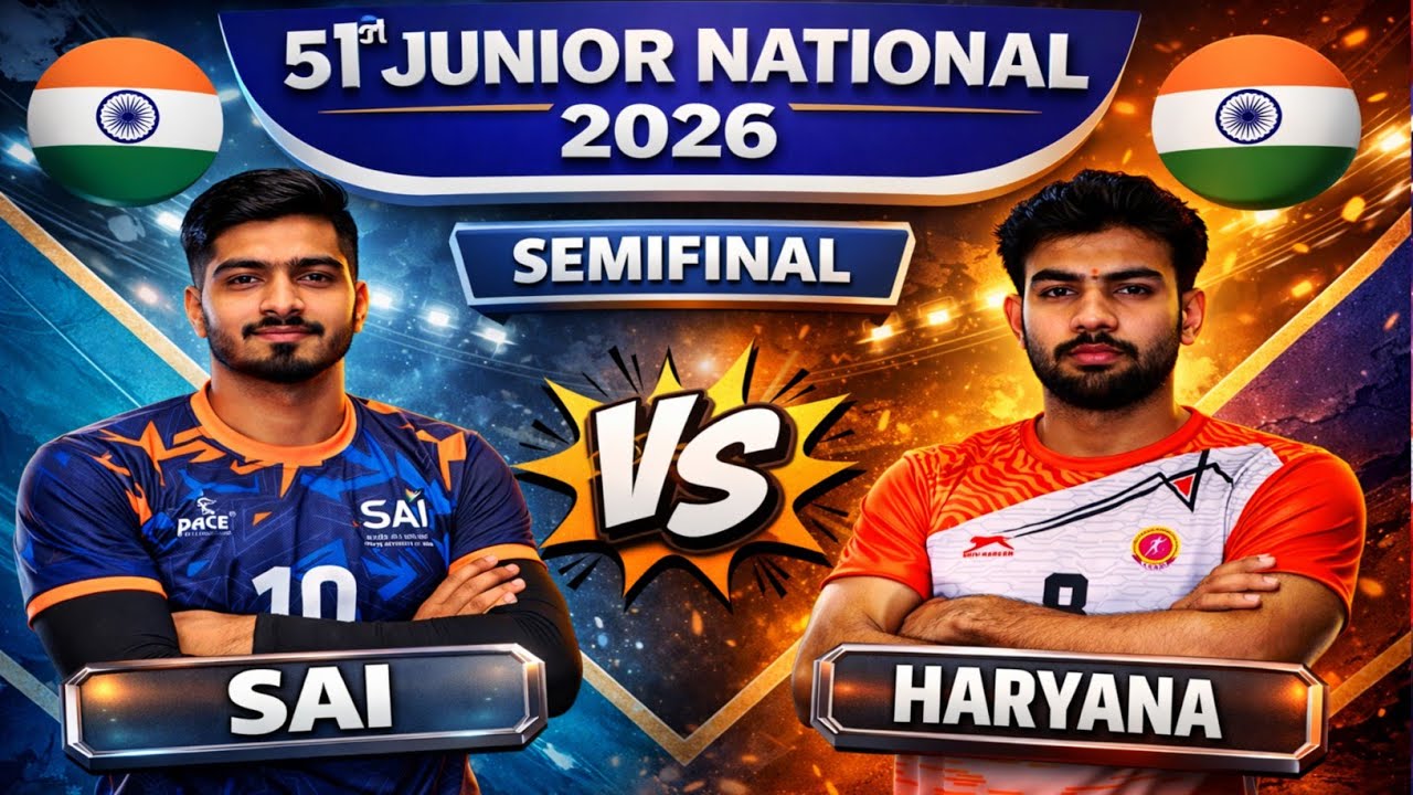 SAI 🆚 Haryana | Semifinal | 51st Junior National Kabaddi Championship 2026